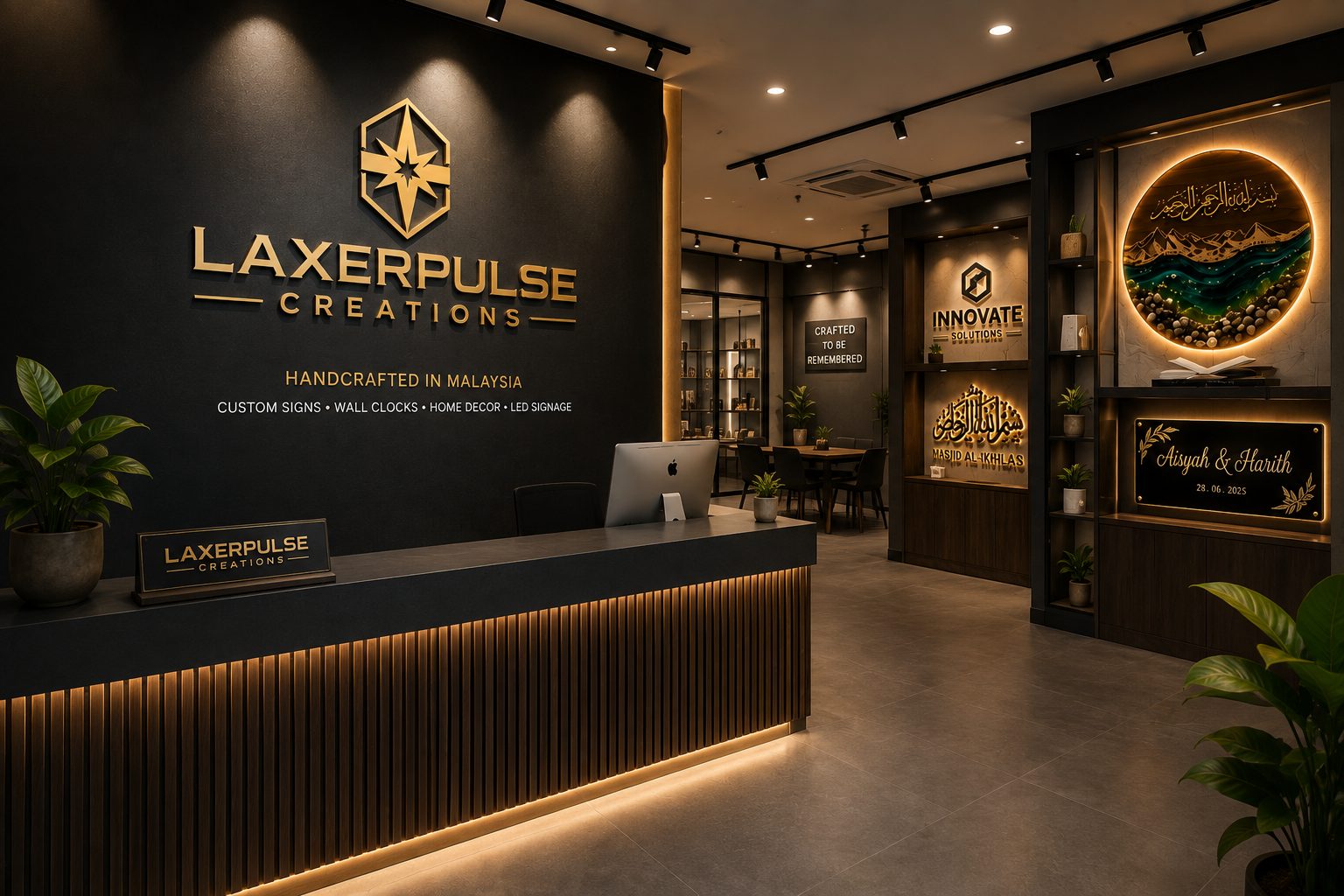 Laxerpulse Creations showroom