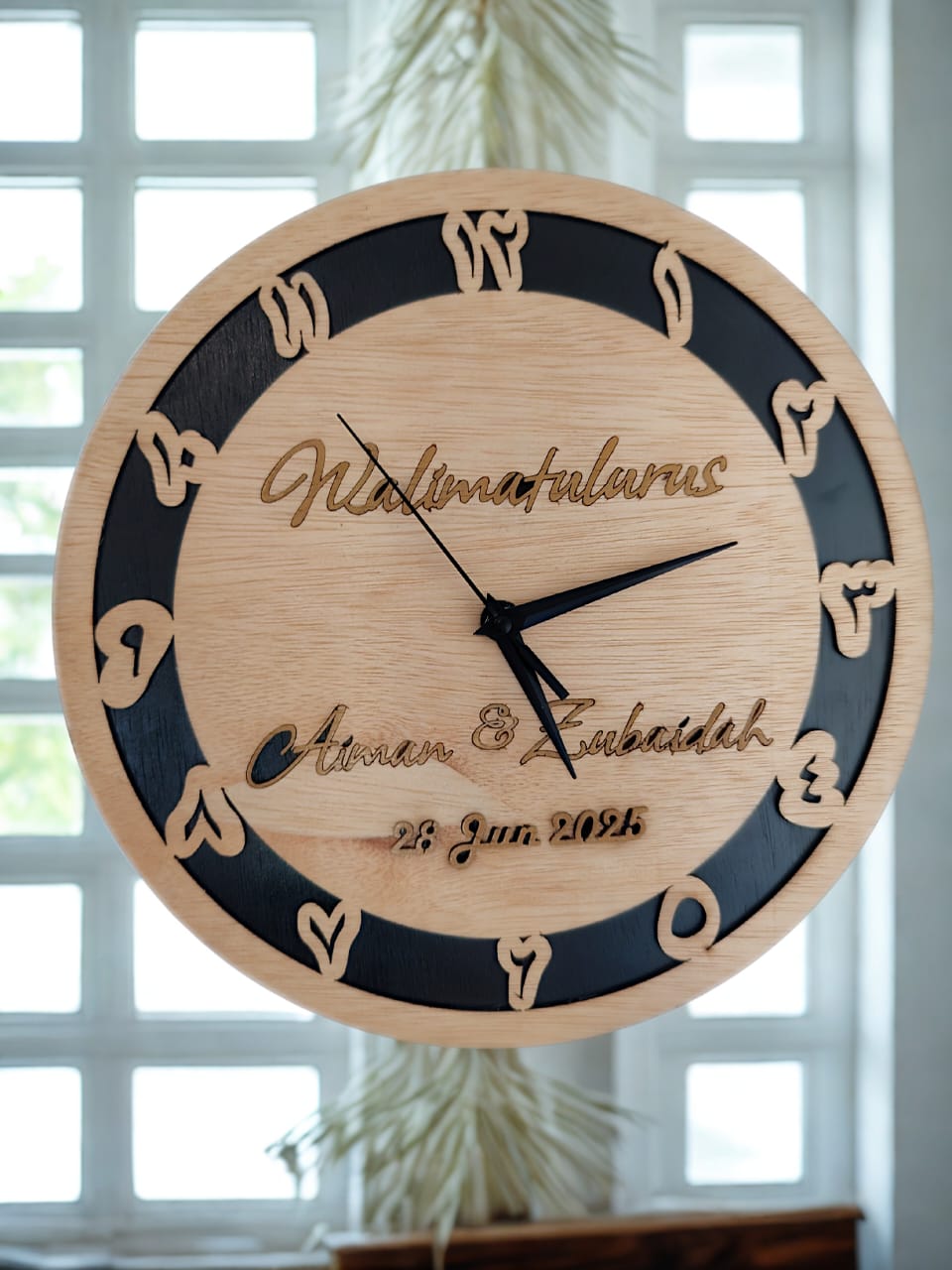 Premium Wood Custom Wall Clock